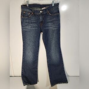 Lucky Brand Mid Rize Flare Classic Blue Women's Jeans, Size 10